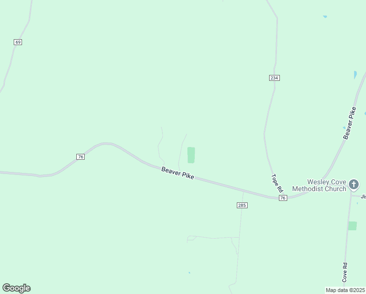map of restaurants, bars, coffee shops, grocery stores, and more near 9243 Mountain Ridge Cem Road in Jackson