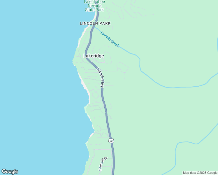 map of restaurants, bars, coffee shops, grocery stores, and more near 1193 U.S. 50 in Glenbrook