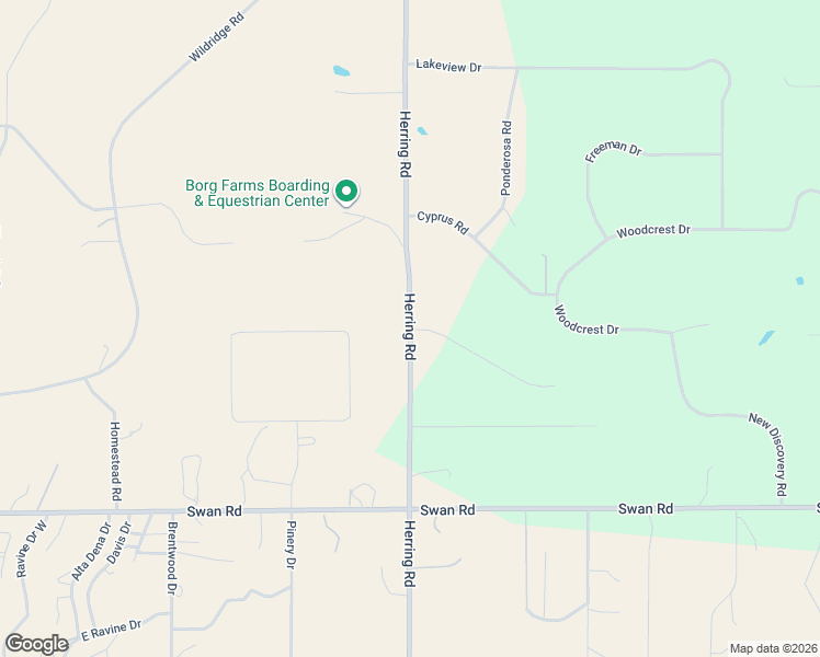 map of restaurants, bars, coffee shops, grocery stores, and more near 13900 Herring Road in Colorado Springs