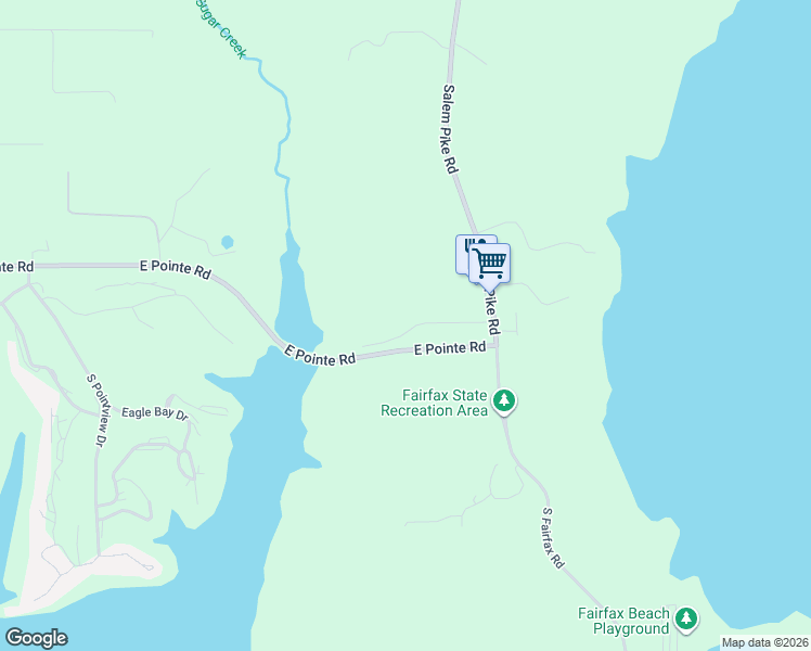 map of restaurants, bars, coffee shops, grocery stores, and more near 3345 Mount Ebal Road in Bloomington