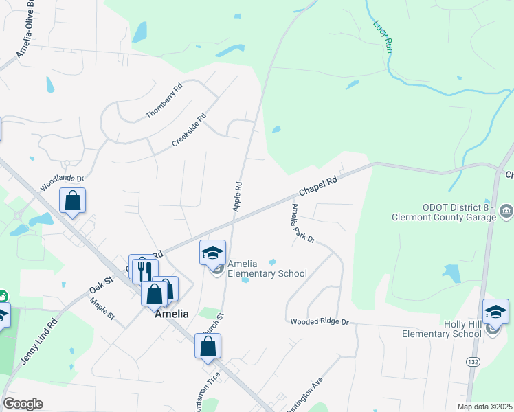 131 Chapel Road, Amelia OH Walk Score