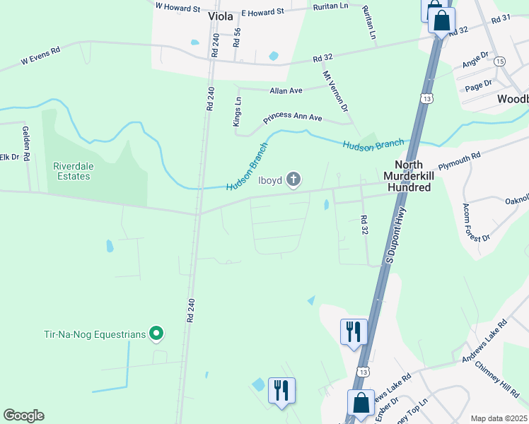map of restaurants, bars, coffee shops, grocery stores, and more near 76 Mayflower Drive in Felton