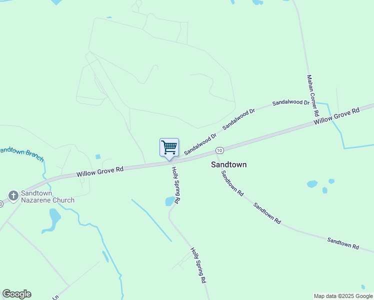map of restaurants, bars, coffee shops, grocery stores, and more near 19 Tyler Avenue in Felton
