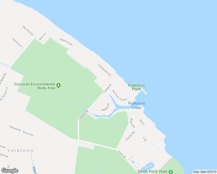 map of restaurants, bars, coffee shops, grocery stores, and more near 2007 Chesapeake Road in Annapolis