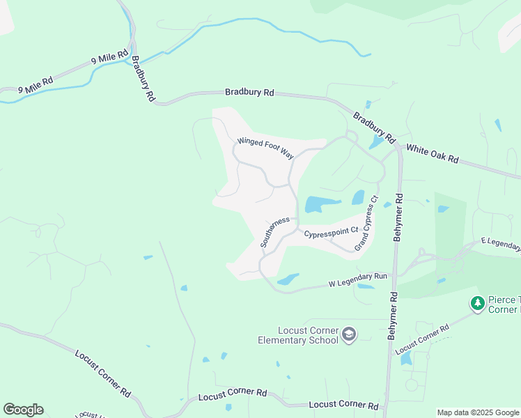 map of restaurants, bars, coffee shops, grocery stores, and more near 3460 Whitekirk Way in Cincinnati