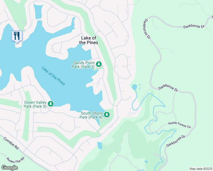 map of restaurants, bars, coffee shops, grocery stores, and more near 12796 Lakeshore North in Auburn