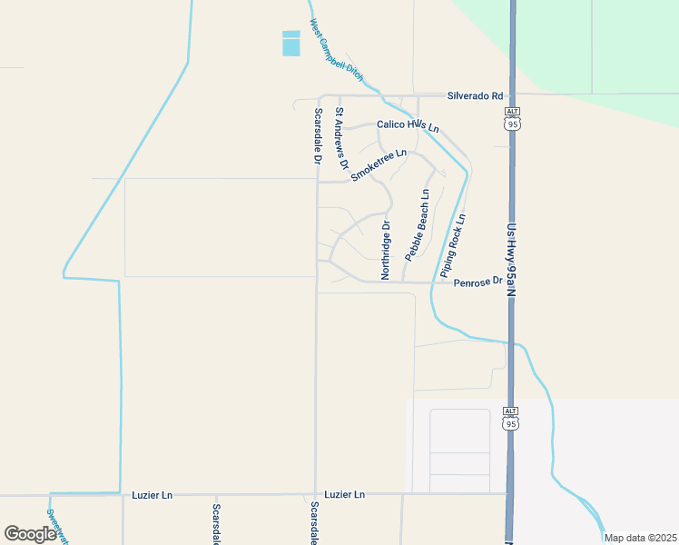 map of restaurants, bars, coffee shops, grocery stores, and more near 4 Penrose Drive in Yerington