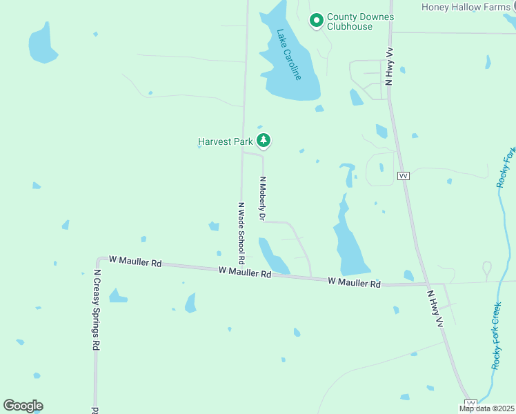 map of restaurants, bars, coffee shops, grocery stores, and more near 7209 North Moberly Drive in Columbia