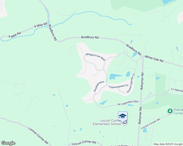 map of restaurants, bars, coffee shops, grocery stores, and more near 3460 Whitekirk Way in Cincinnati