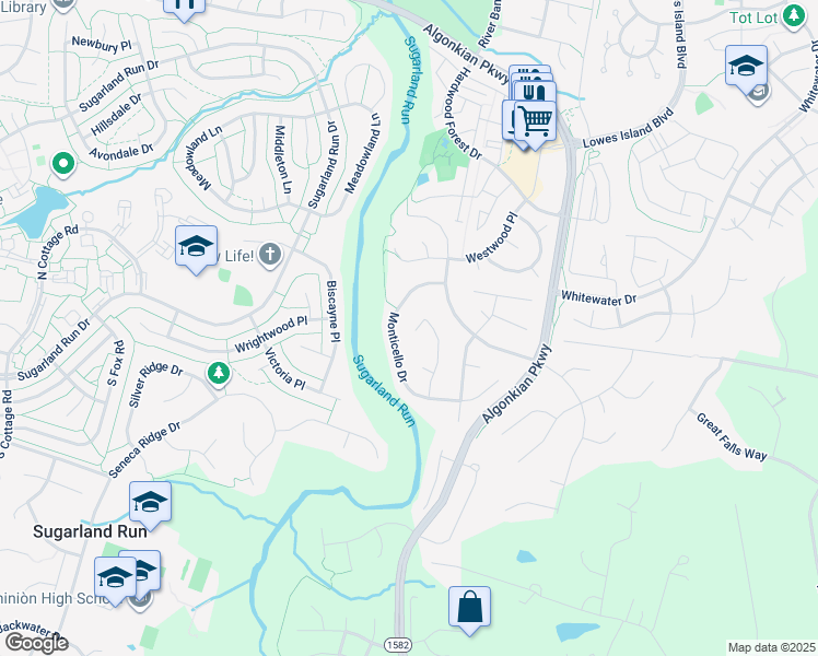 map of restaurants, bars, coffee shops, grocery stores, and more near 30125 Merchant Court in Great Falls