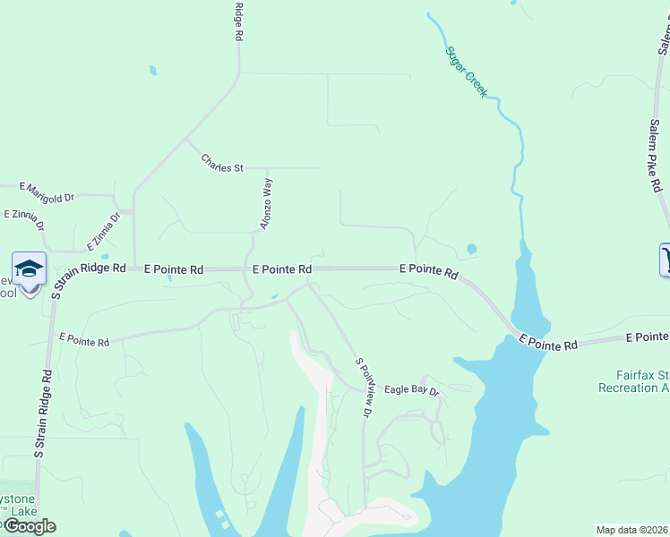 map of restaurants, bars, coffee shops, grocery stores, and more near East Pointe Road in Bloomington