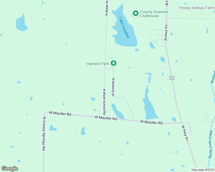 map of restaurants, bars, coffee shops, grocery stores, and more near 7209 North Moberly Drive in Columbia