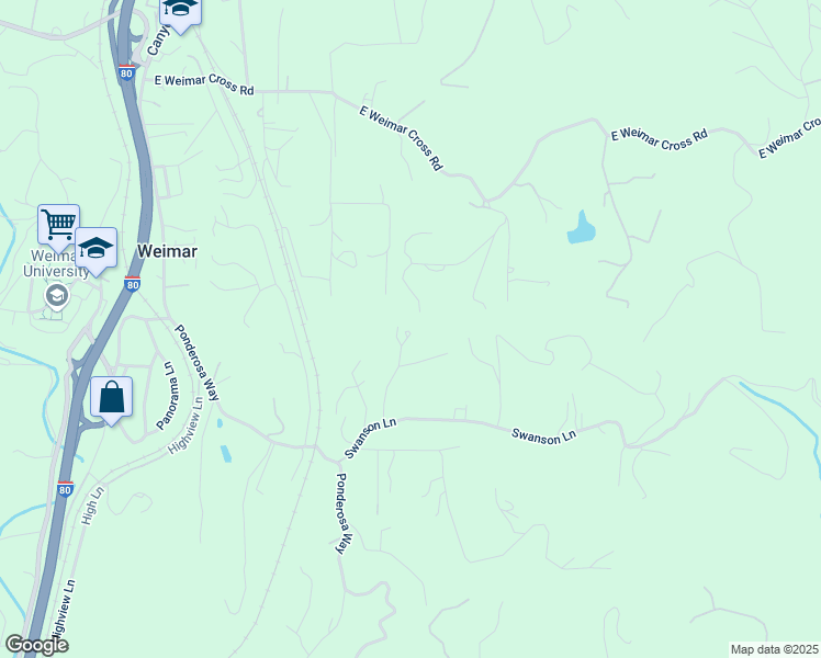 map of restaurants, bars, coffee shops, grocery stores, and more near 699 Swanson Lane in Colfax