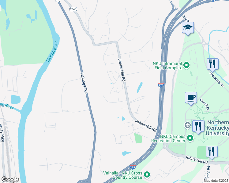 map of restaurants, bars, coffee shops, grocery stores, and more near 10 Observatory Pointe Drive in Wilder