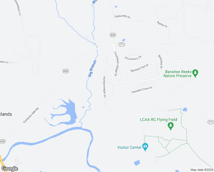 map of restaurants, bars, coffee shops, grocery stores, and more near 21050 Honeycreeper Place in Leesburg