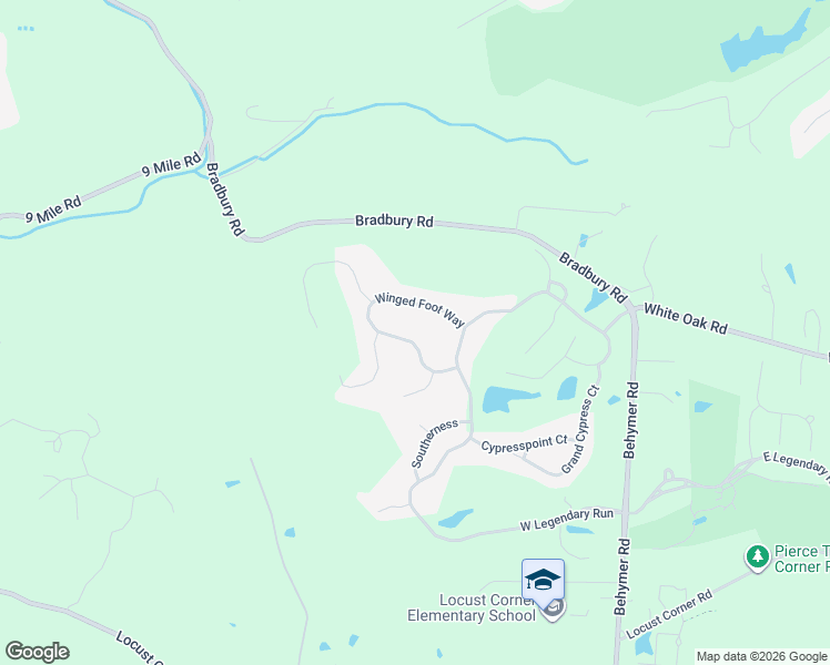 map of restaurants, bars, coffee shops, grocery stores, and more near 906 Winged Foot Way in Cincinnati