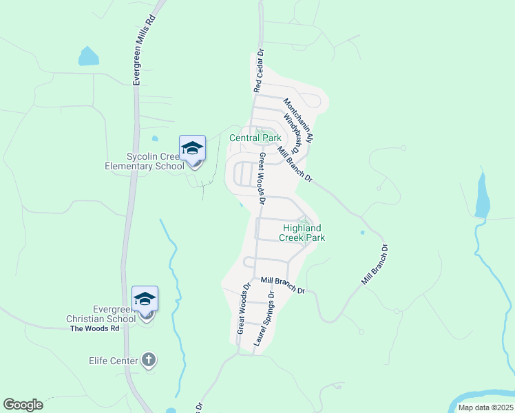 map of restaurants, bars, coffee shops, grocery stores, and more near 20997 Great Woods Drive in Leesburg