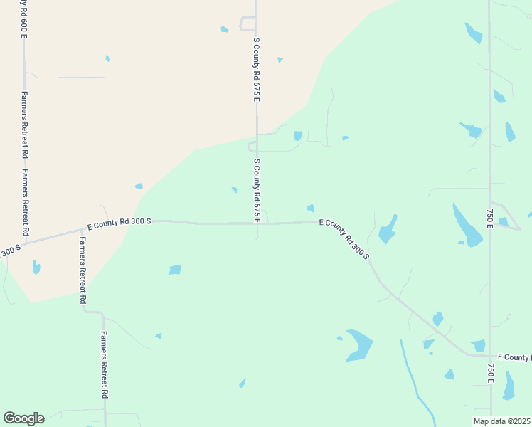 map of restaurants, bars, coffee shops, grocery stores, and more near 2046 South County Road 675 East in Dillsboro