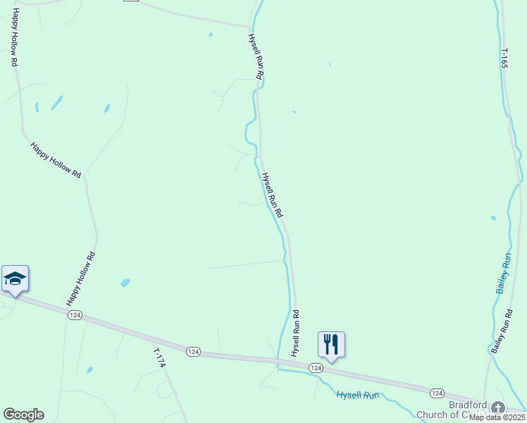 map of restaurants, bars, coffee shops, grocery stores, and more near 32341 Hysell Run Road in Pomeroy