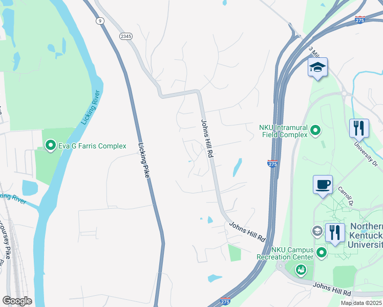 map of restaurants, bars, coffee shops, grocery stores, and more near 401 Lighthouse Court in Wilder
