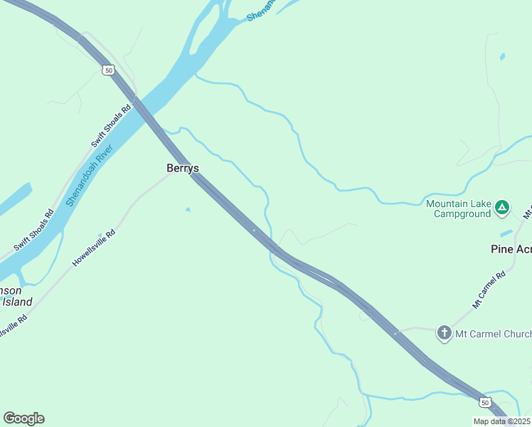 map of restaurants, bars, coffee shops, grocery stores, and more near 2308 John Mosby Highway in Boyce
