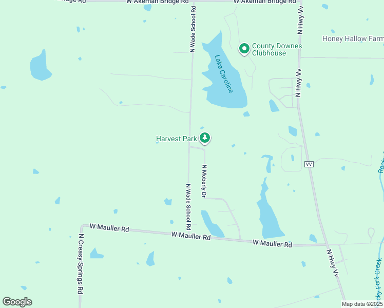 map of restaurants, bars, coffee shops, grocery stores, and more near 7227-7439 North Wade School Road in Columbia