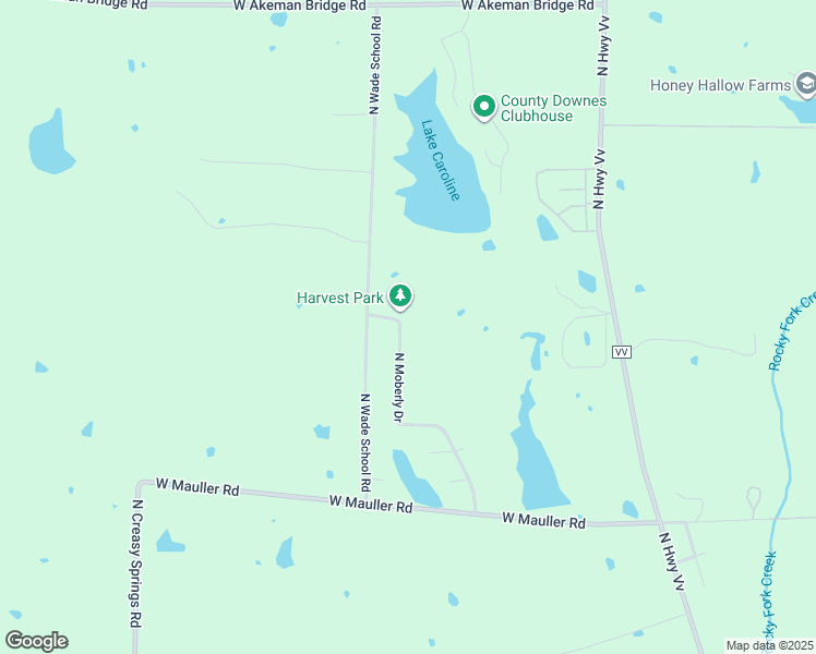 map of restaurants, bars, coffee shops, grocery stores, and more near 7309 North Moberly Drive in Columbia
