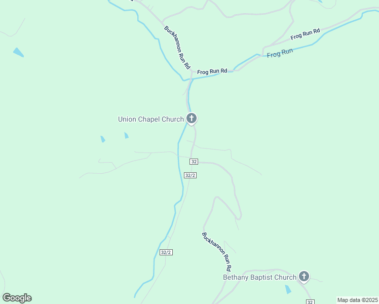 map of restaurants, bars, coffee shops, grocery stores, and more near 1399 Buckhannon Run Rd in Buckhannon