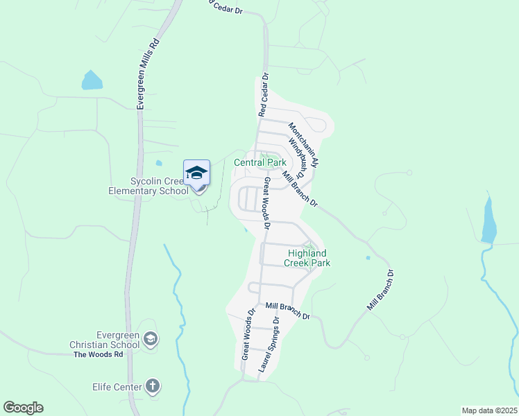 map of restaurants, bars, coffee shops, grocery stores, and more near 20977 Great Woods Drive in Leesburg