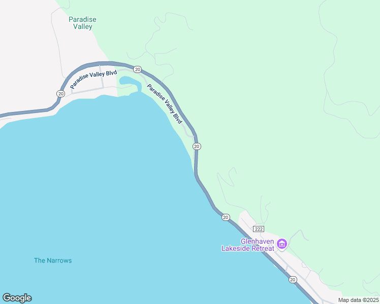 map of restaurants, bars, coffee shops, grocery stores, and more near 8815 Paradise Beach Drive in Glenhaven