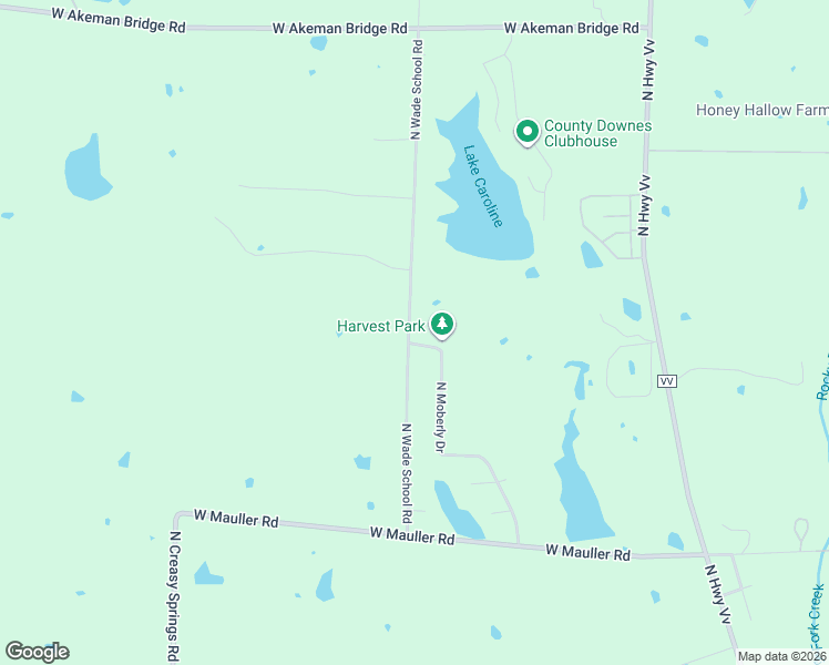 map of restaurants, bars, coffee shops, grocery stores, and more near 7460 North Wade School Road in Columbia