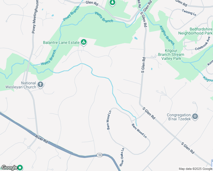 map of restaurants, bars, coffee shops, grocery stores, and more near 11013 Riverwood Drive in Potomac