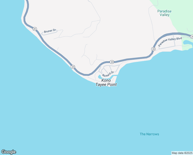 map of restaurants, bars, coffee shops, grocery stores, and more near 7718 Cora Drive in Lucerne