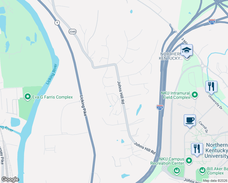 map of restaurants, bars, coffee shops, grocery stores, and more near 104 106 Watchtower North Drive in Newport