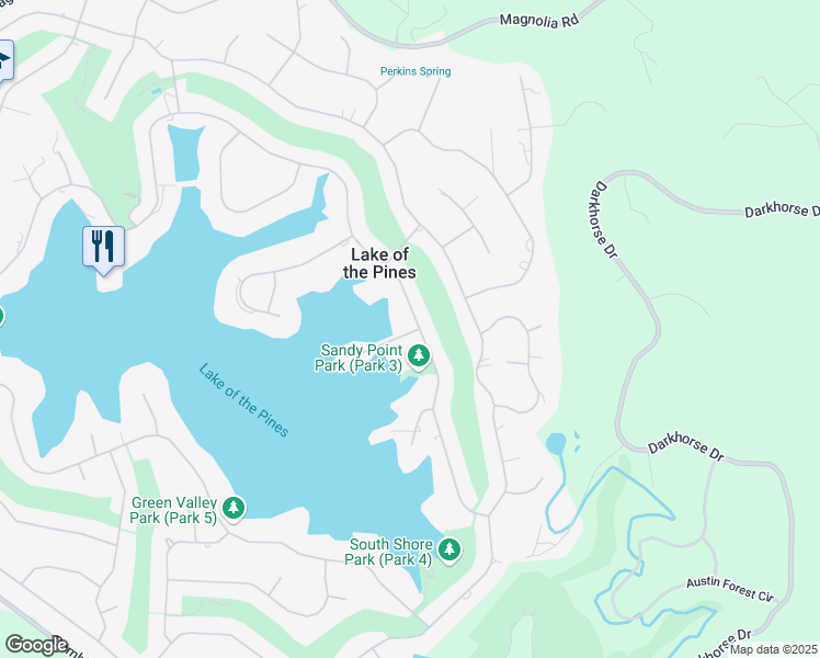 map of restaurants, bars, coffee shops, grocery stores, and more near 12587 Lakeshore North in Auburn