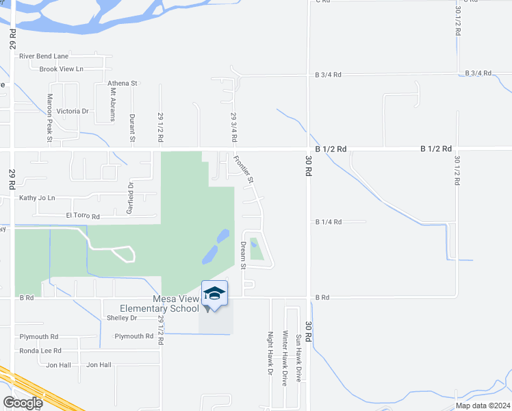 map of restaurants, bars, coffee shops, grocery stores, and more near 2983 Comanche Court in Grand Junction