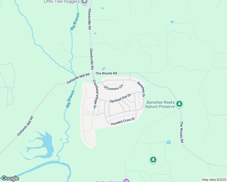 map of restaurants, bars, coffee shops, grocery stores, and more near 40495 O'Connors Circle in Leesburg