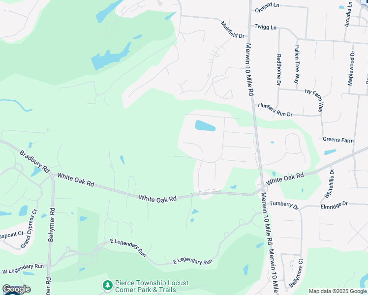 map of restaurants, bars, coffee shops, grocery stores, and more near 3904 Kippling Xing in Cincinnati