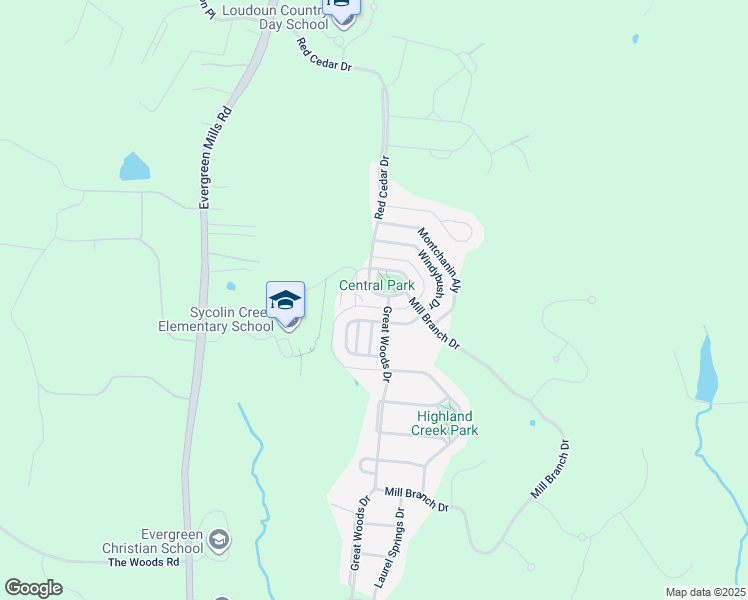 map of restaurants, bars, coffee shops, grocery stores, and more near 20743 Red Cedar Drive in Leesburg