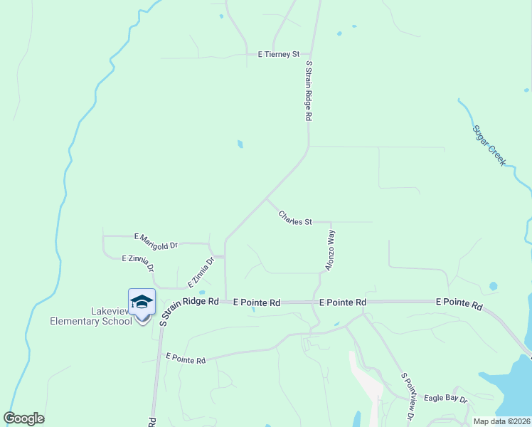 map of restaurants, bars, coffee shops, grocery stores, and more near 2002 East Charles Way in Bloomington