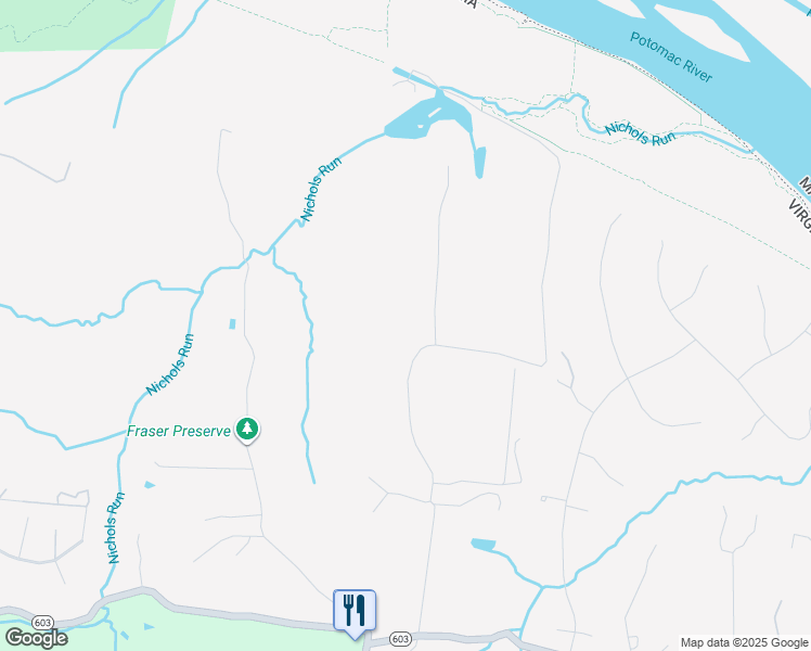 map of restaurants, bars, coffee shops, grocery stores, and more near 106 Jefferson Run Rd in Great Falls