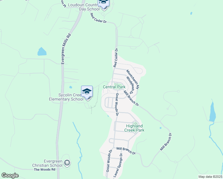 map of restaurants, bars, coffee shops, grocery stores, and more near 20737 Red Cedar Drive in Leesburg