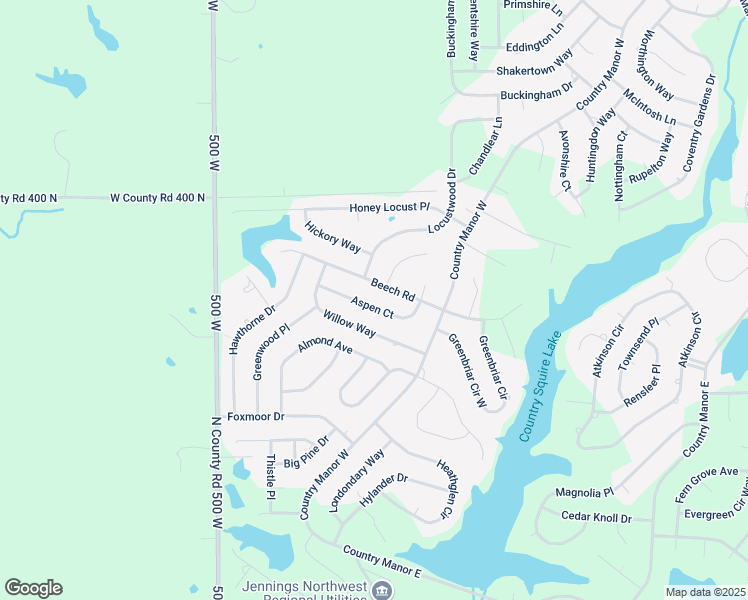 map of restaurants, bars, coffee shops, grocery stores, and more near 518 Aspen Court in North Vernon