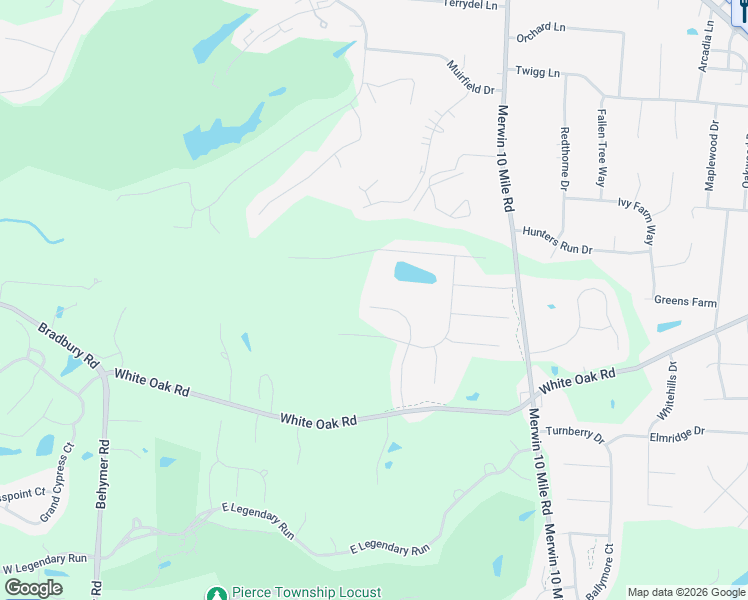 map of restaurants, bars, coffee shops, grocery stores, and more near 3645 Merwin 10 Mile Road in Cincinnati