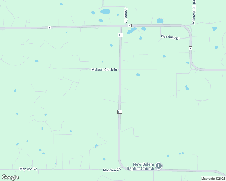 map of restaurants, bars, coffee shops, grocery stores, and more near 1665 State Highway EE in Winfield