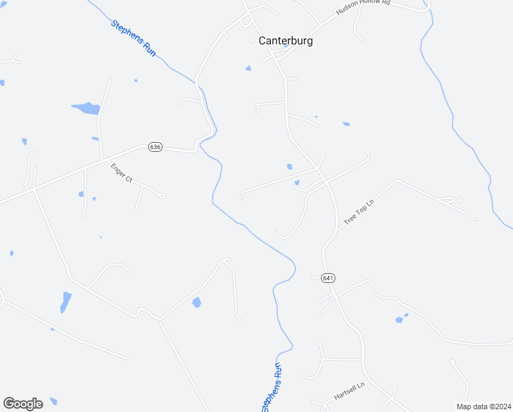 map of restaurants, bars, coffee shops, grocery stores, and more near 1980 Double Church Road in Stephens City