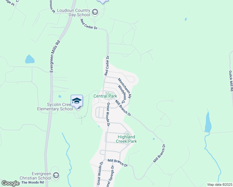 map of restaurants, bars, coffee shops, grocery stores, and more near 20781 Red Cedar Drive in Leesburg