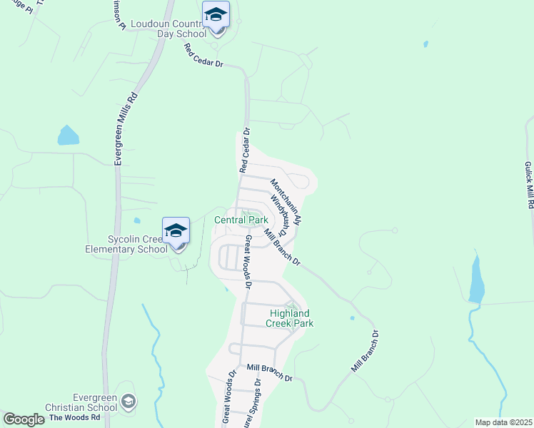 map of restaurants, bars, coffee shops, grocery stores, and more near 20781 Red Cedar Drive in Leesburg