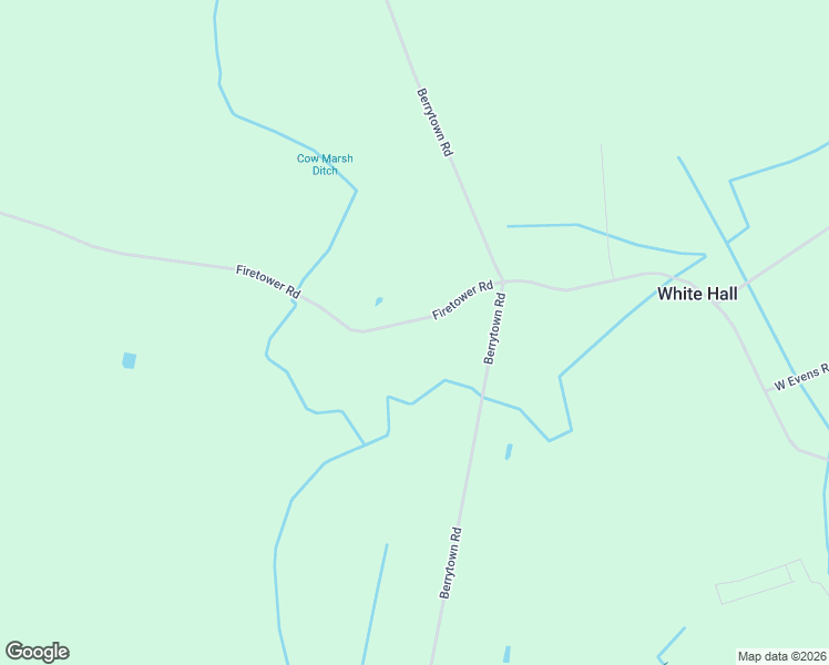 map of restaurants, bars, coffee shops, grocery stores, and more near 2575 Firetower Road in Kent County