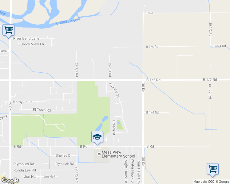 map of restaurants, bars, coffee shops, grocery stores, and more near 2979 Kachina Drive in Grand Junction
